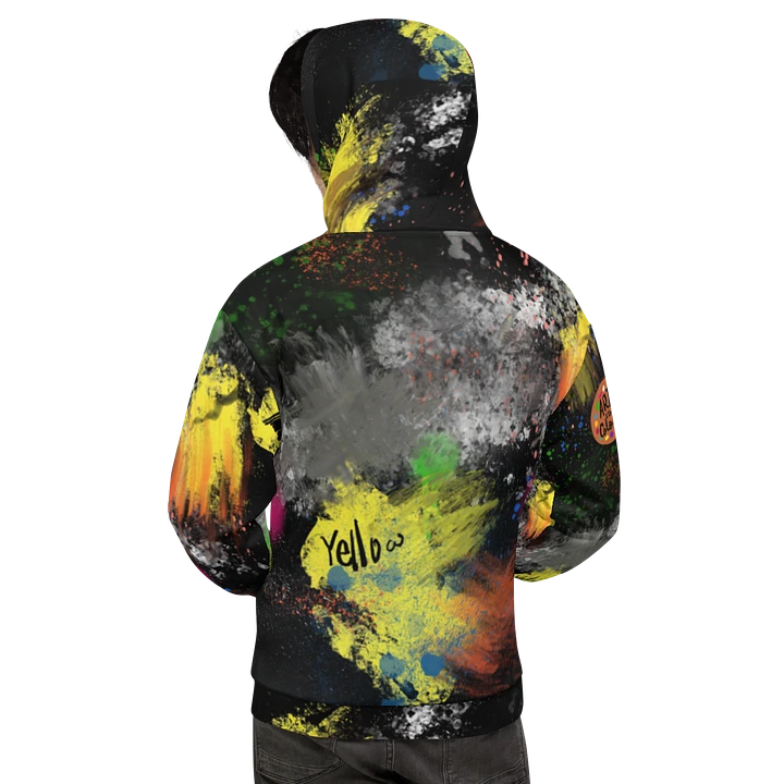 Splatter-Wear #1 All-Over-Print Unisex Hoodie/Black product image (1)