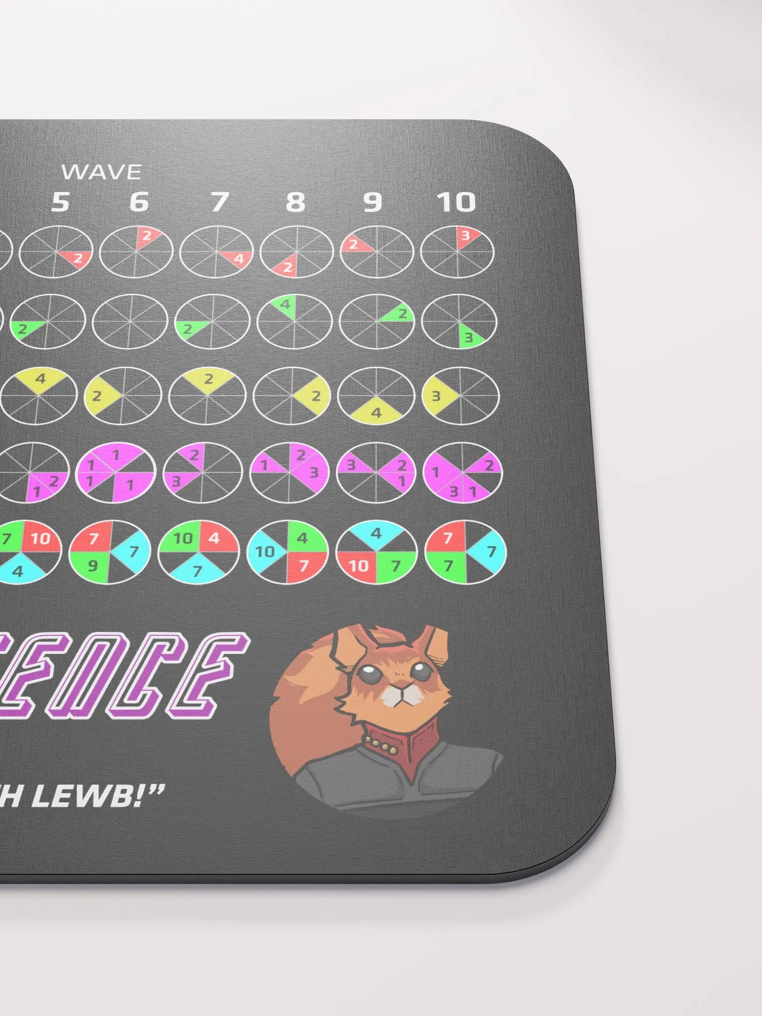 Lewb Wave Defence - Standard Mouse Pad product image (5)
