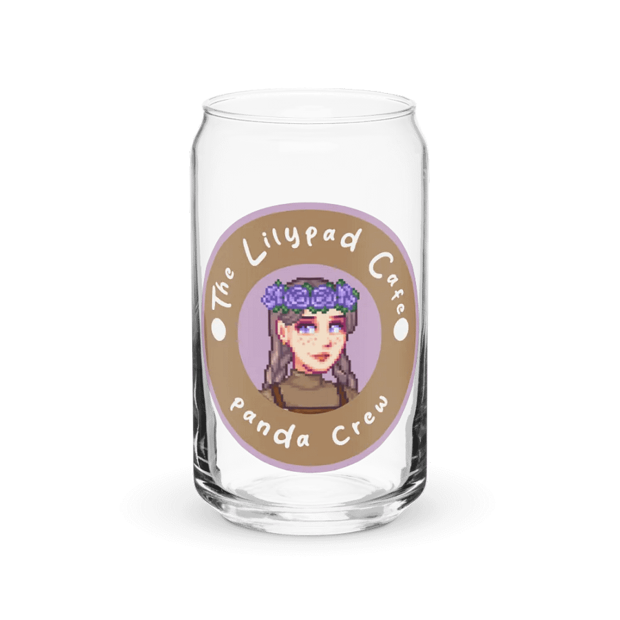 the lilypad cafe panda crew glass product image (1)