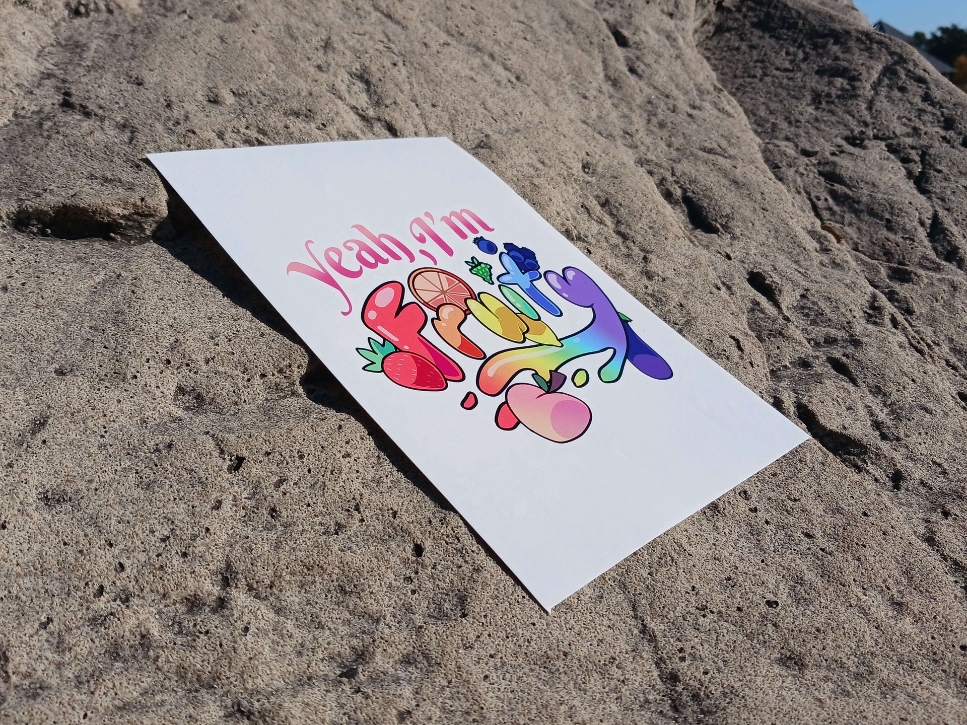 Yeah, I'm Fruity~ STICKER! product image (3)