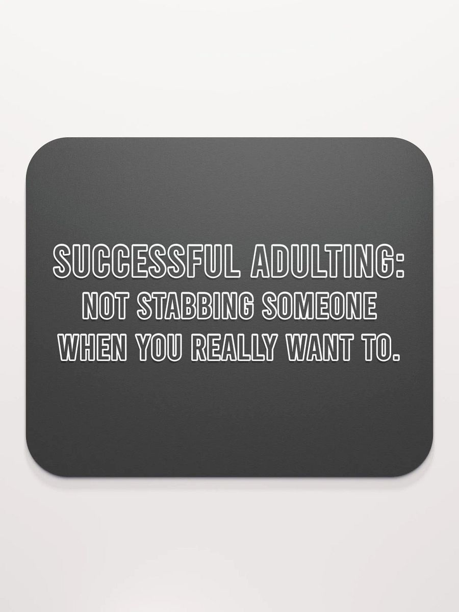 Successful Adulting Mouse Pad product image (2)