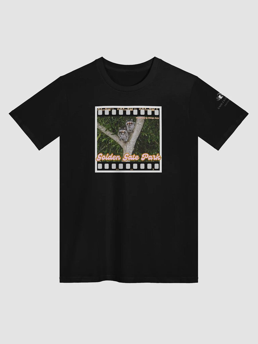Golden Gate Park Raccoons T-Shirt Black product image (1)