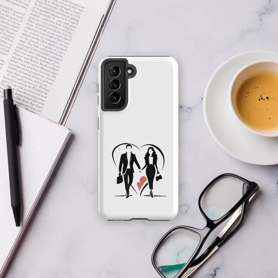 Modern Love Logo Tough Case for Samsung (White) product image (11)
