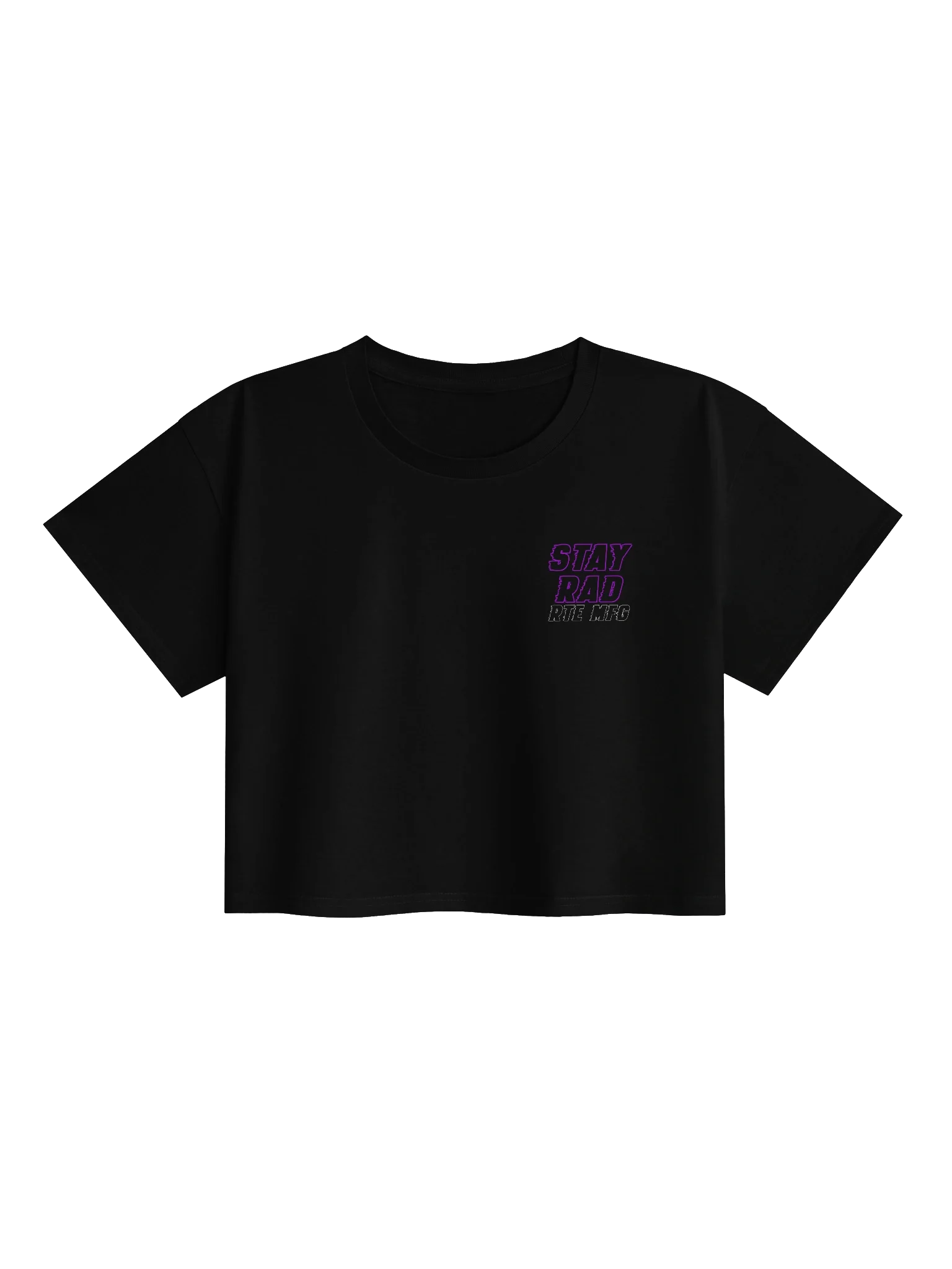 STAY RAD PURPLE CROP TOP product image (2)