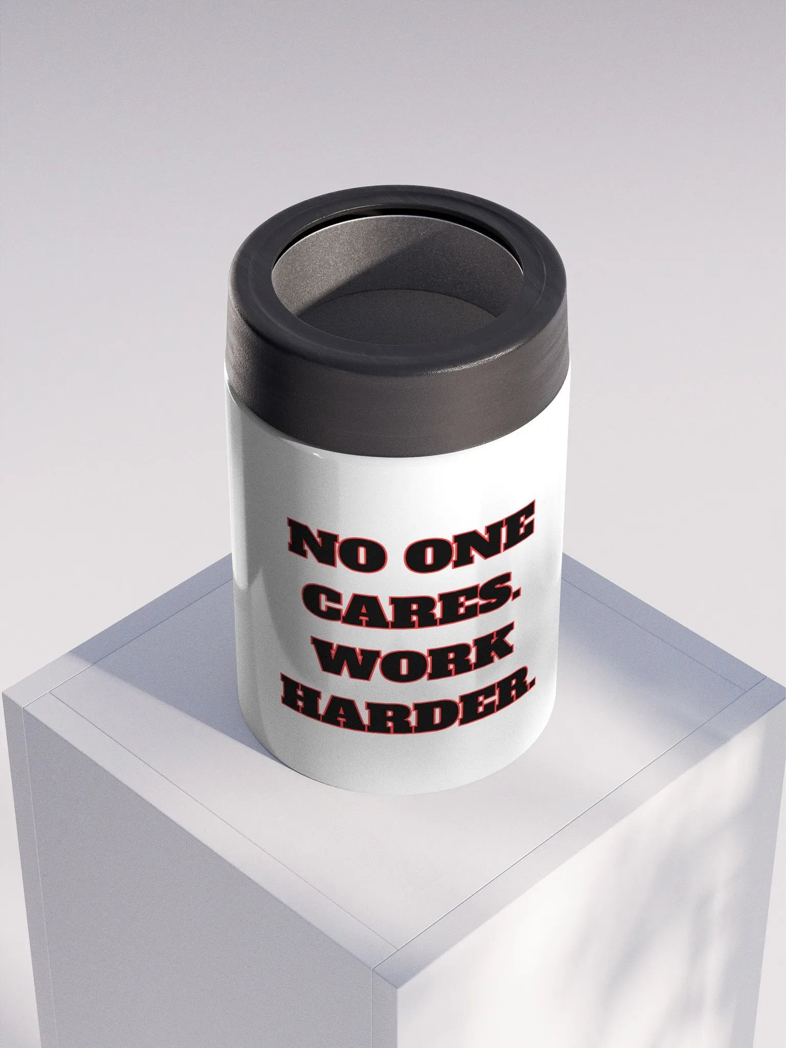 Motivational B̶E̶E̶R̶ Drink koozie -Steel product image (4)