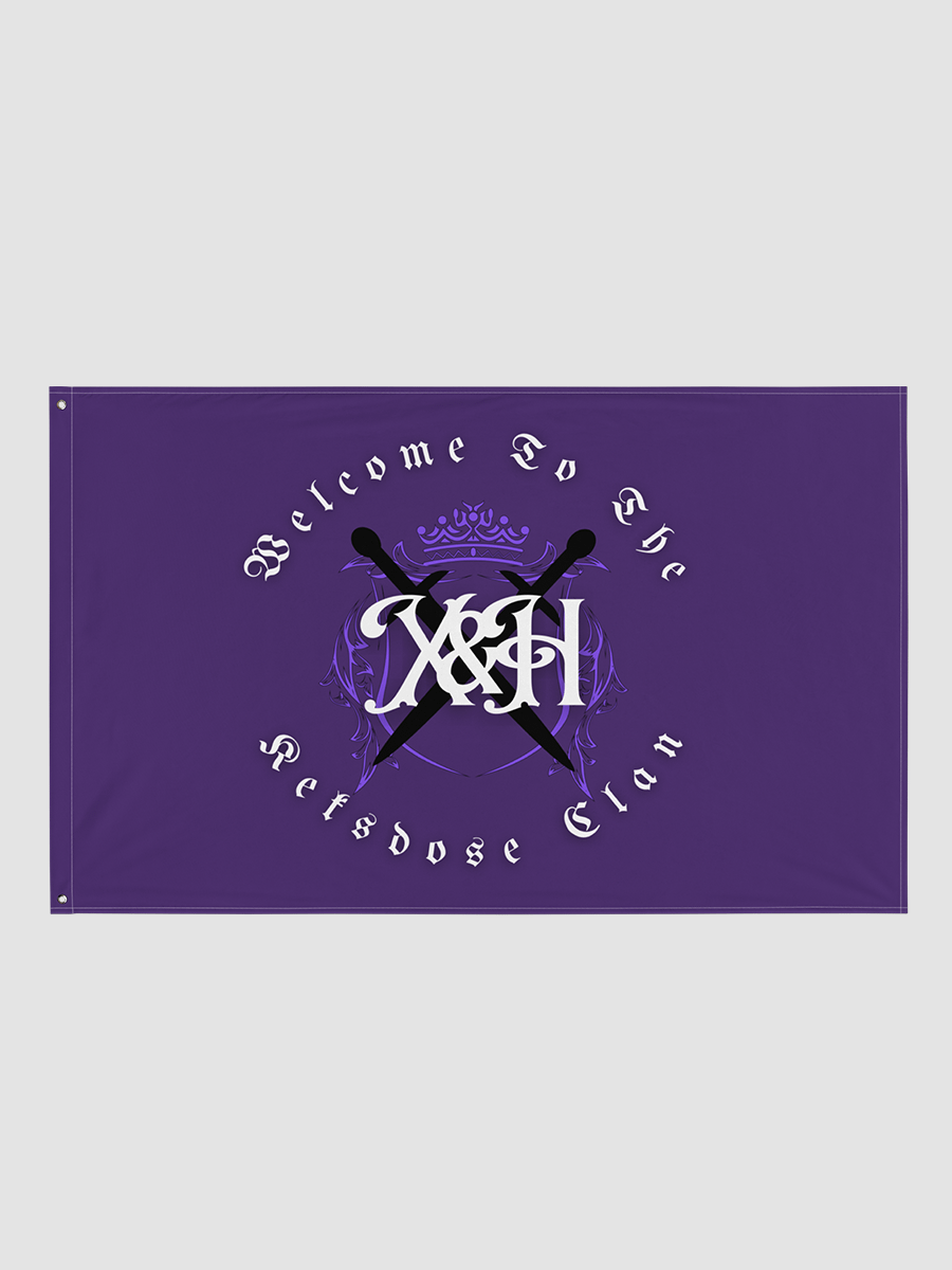 'Welcome To The Keksdose Clan' AllOver Flag product image (1)