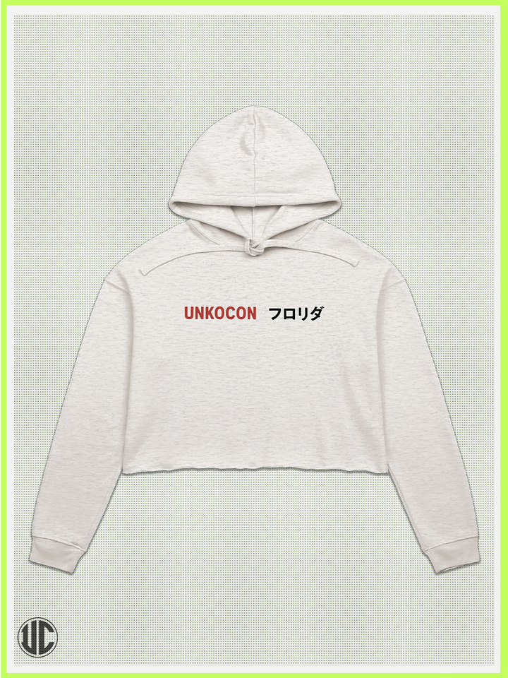 UnkoCon – Cocoa Beach FL Surfer Crop Hoodie product image (2)