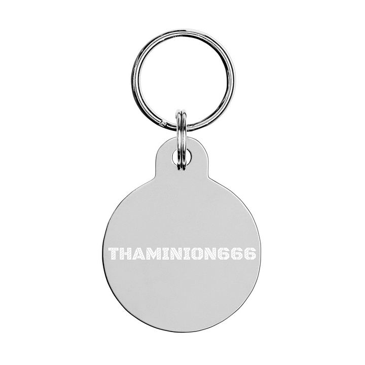 [DEN SUPPLIES] Engraved pet ID tag product image (1)