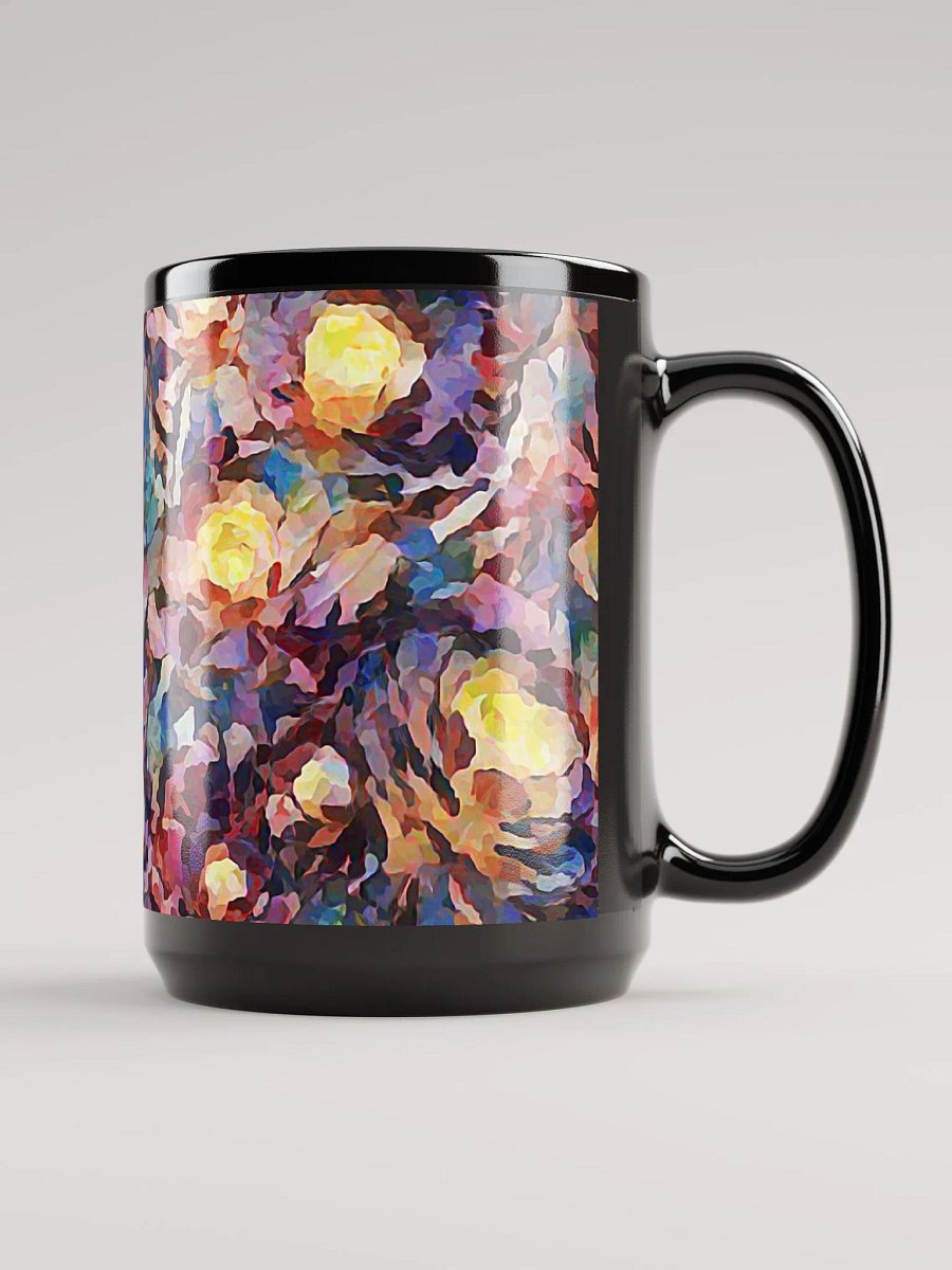 Abstract Graphic | Black Coffee Mug | Radiant Succulent product image (3)