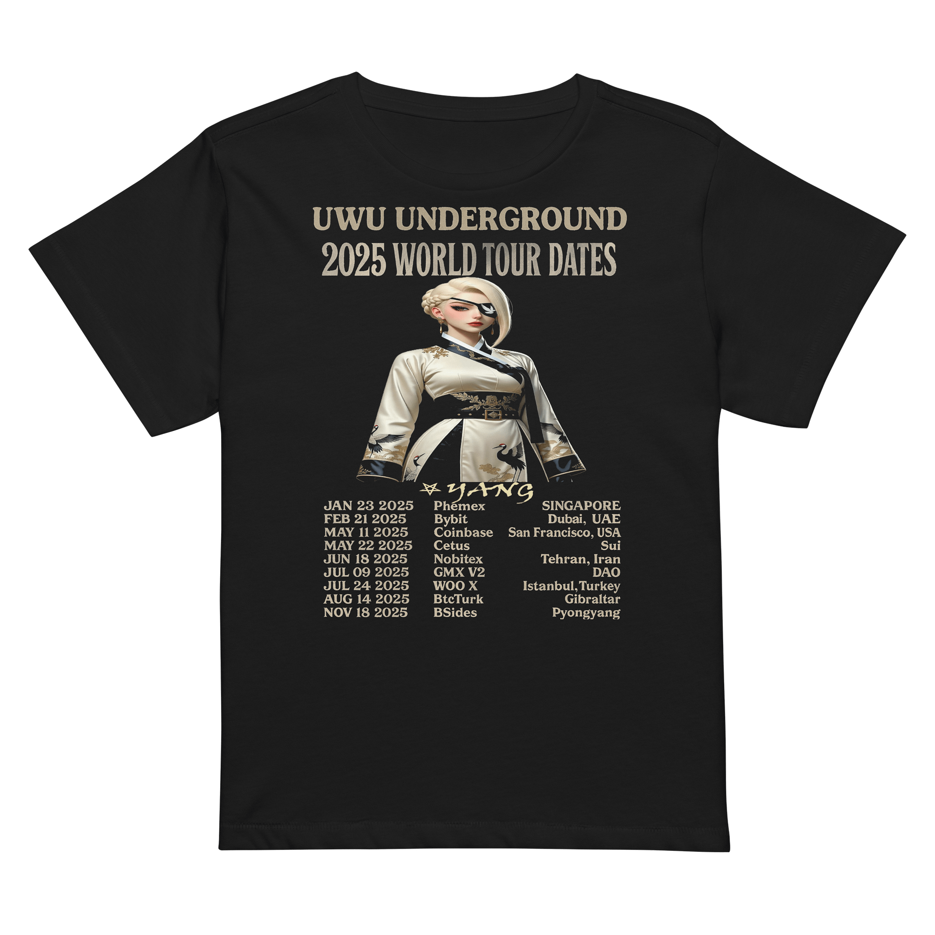UwU World Tour - Yang - Ltd Edition - 2025 - Fem High Waisted Tshirt product image (2)