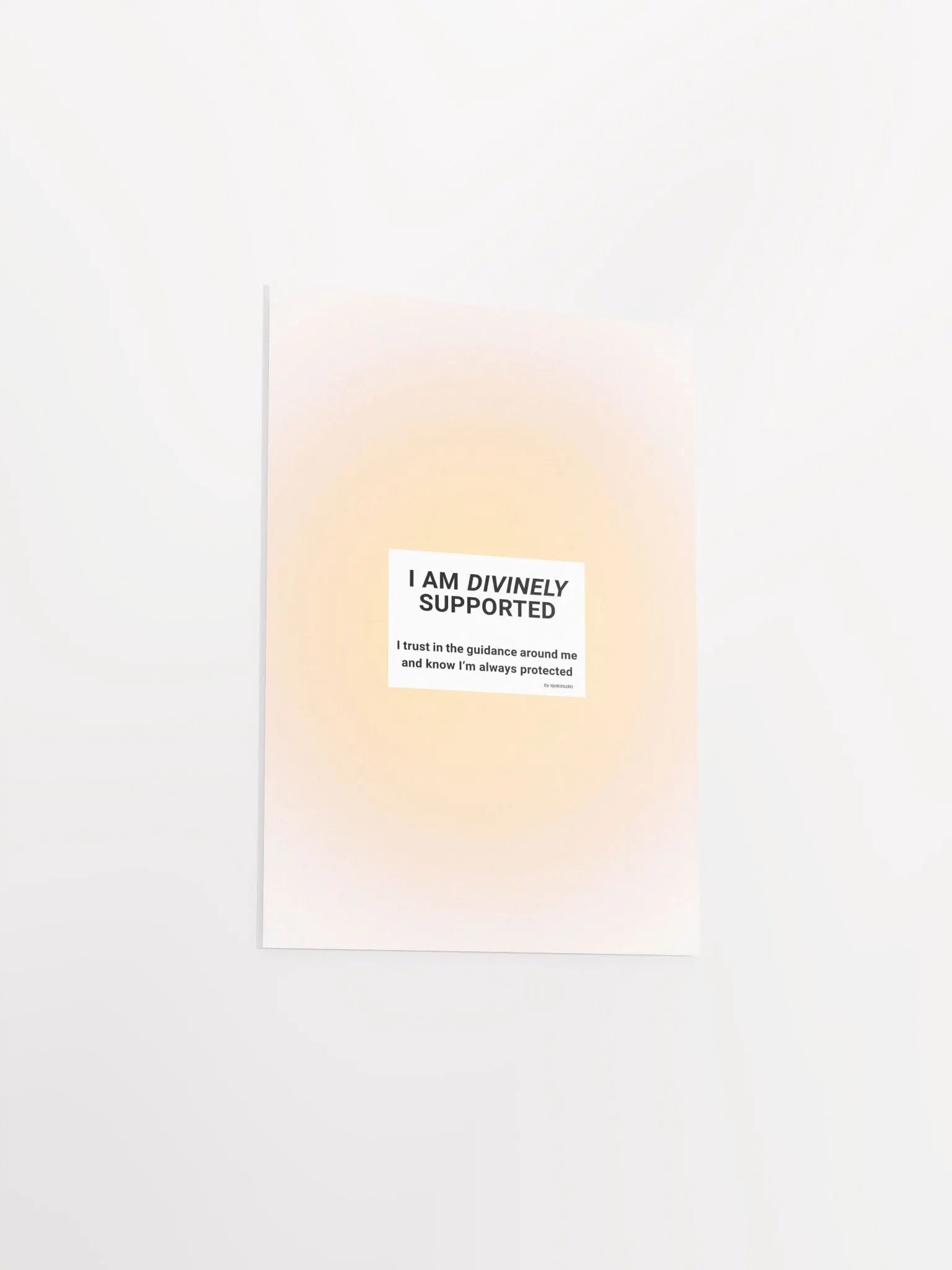 I Am Divinely Supported Gradient Print product image (9)