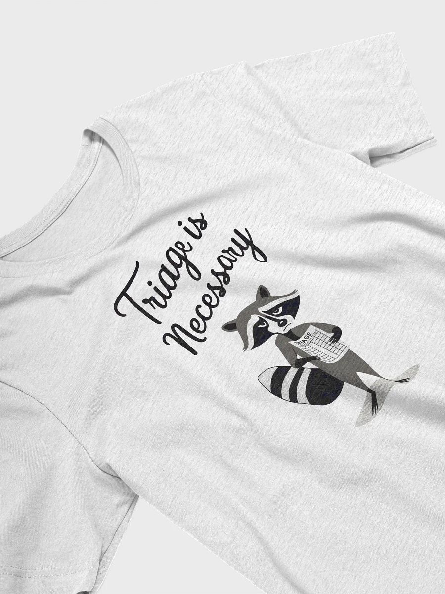 Raccoon Triage T-shirt, Wildlife Vet Tech Gift, Wildlife Rehabber T-shirt product image (3)