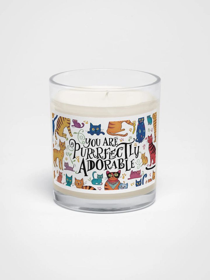 Purrfectly Adorable Soy Wax Candle product image (1)