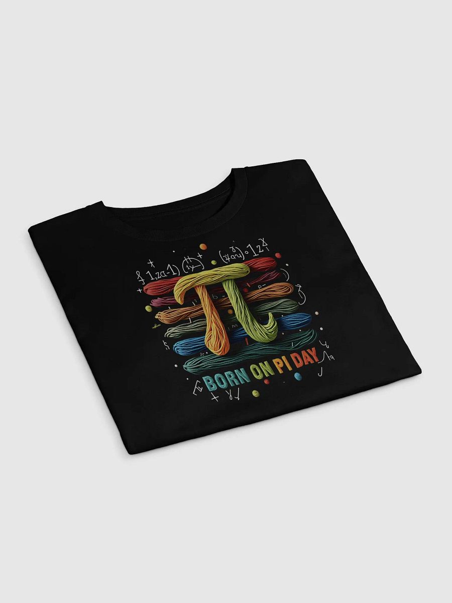 Born on Pi Day Crop Top - Colorful Yarn Art Math Design | Geek & Nerd Gift product image (6)