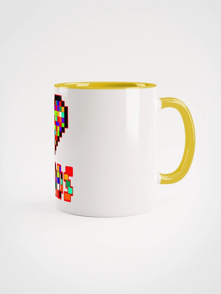 I Heart Perler Bead Coloured Mug product image (1)