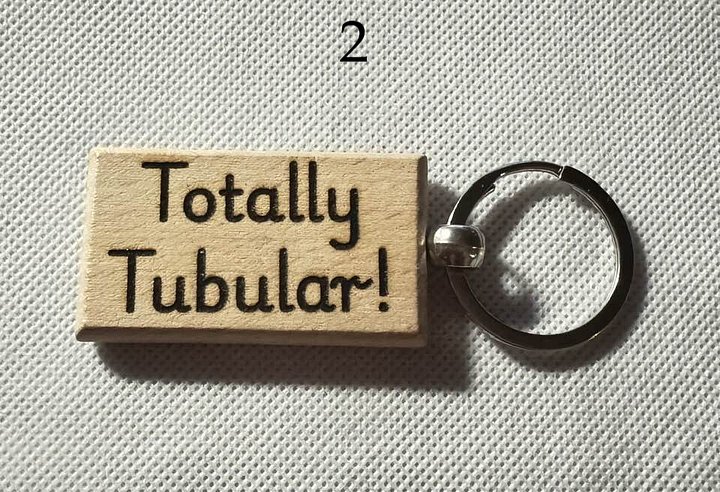 Gen X Wooden Engraved Keychains | Funny Retro Sayings | 80s & 90s Nostalgia Gifts product image (2)