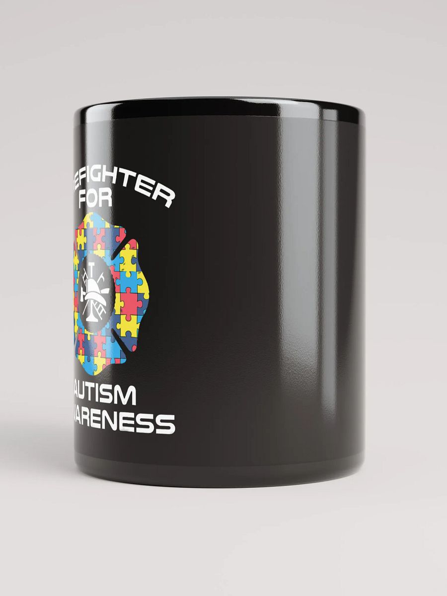 Firefighter for Autism Awareness - Black Mug product image (3)