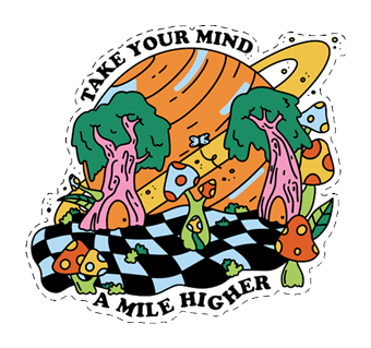 Mile Higher: Stealie Sticker product image (1)
