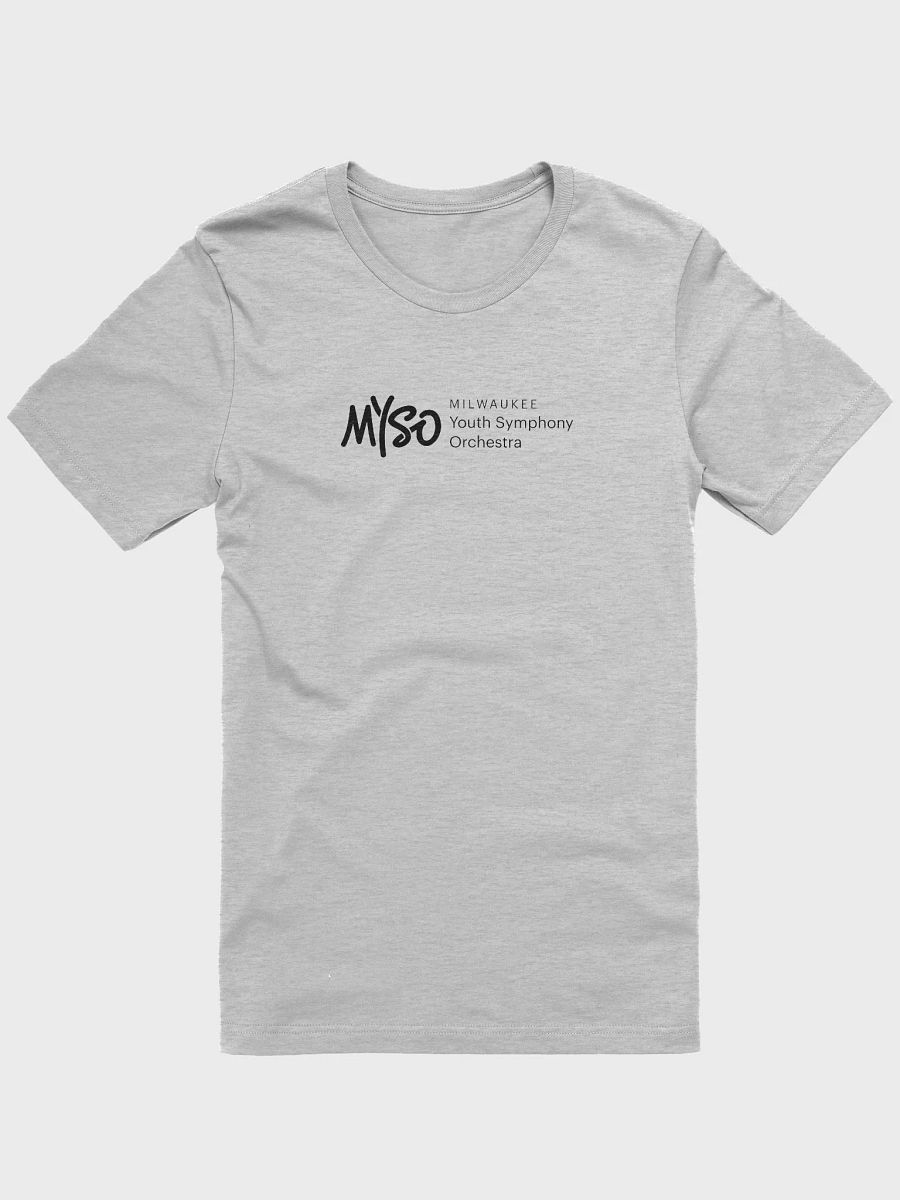 MYSO Grey T-shirt with Black Full Logo product image (1)