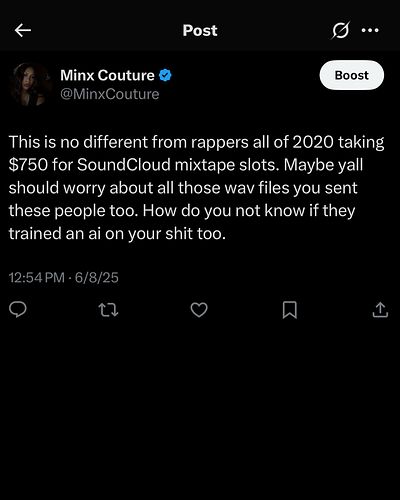 Let’s not have selective outrage. What ever happened to those mixtape slots? Did yall get put on? I don’t see not one of you ...