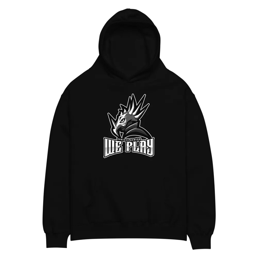 weplay hoodie white logo product image (2)