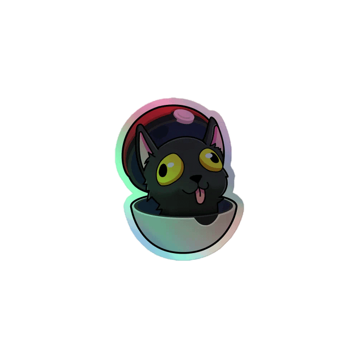 Pokeball Jack Holographic Sticker product image (1)