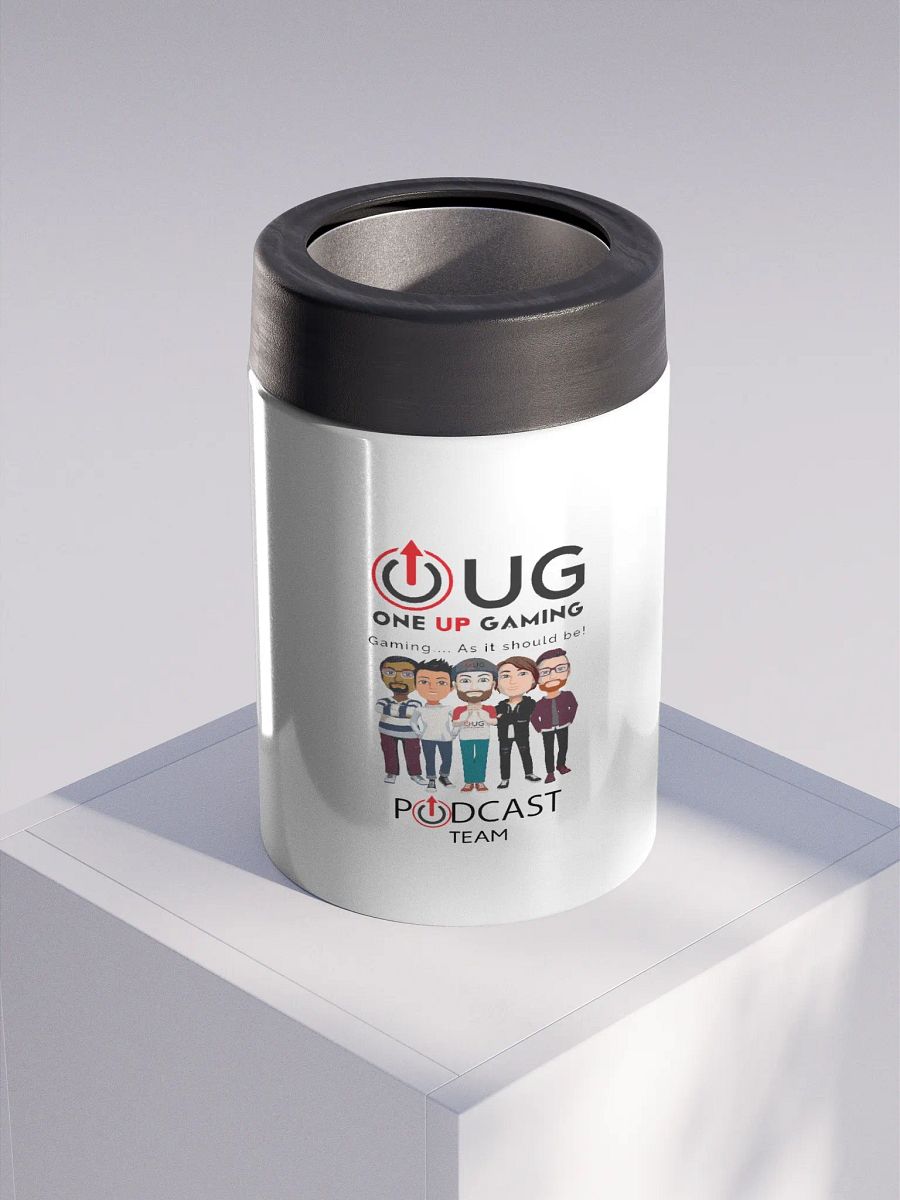 OUG Podcast Team Logo Stainless Steel Koozie product image (1)