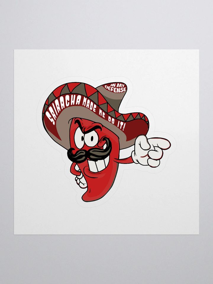 Sriracha Chili Pepper Sticker product image (1)
