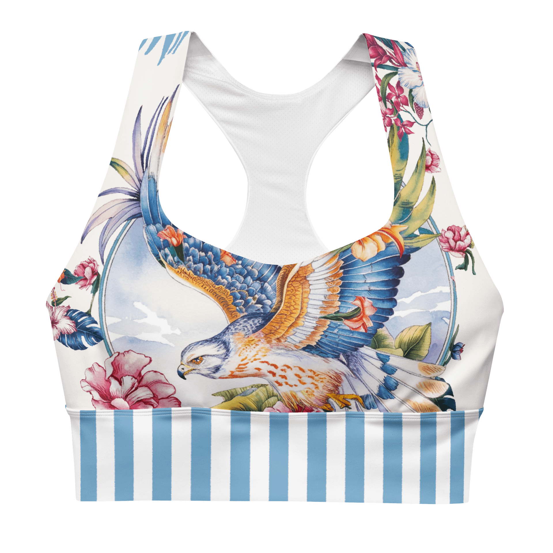 Eagle-Hawaiian hawk-Recycled Longline Sports Bra product image (1)