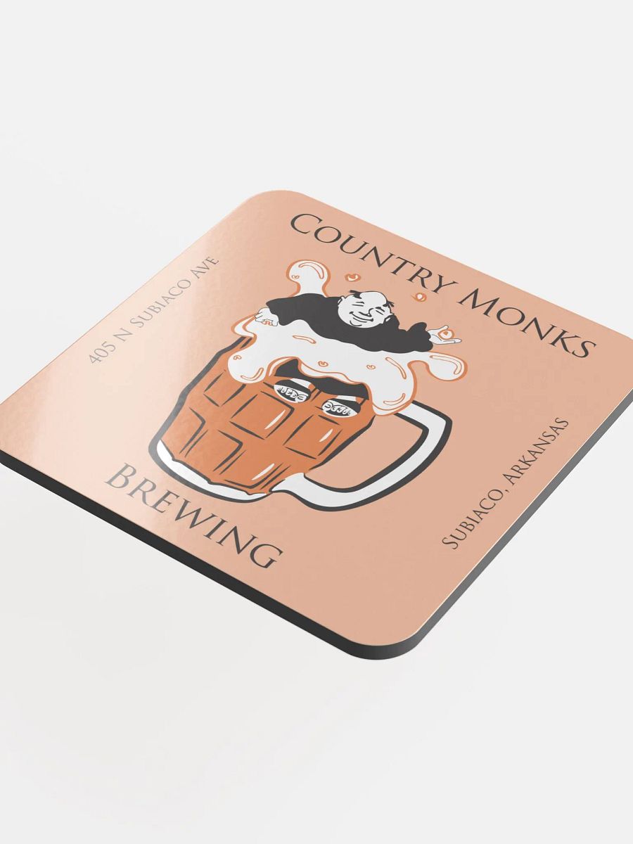 Country Monks Brewing Floating Monk Coaster product image (4)