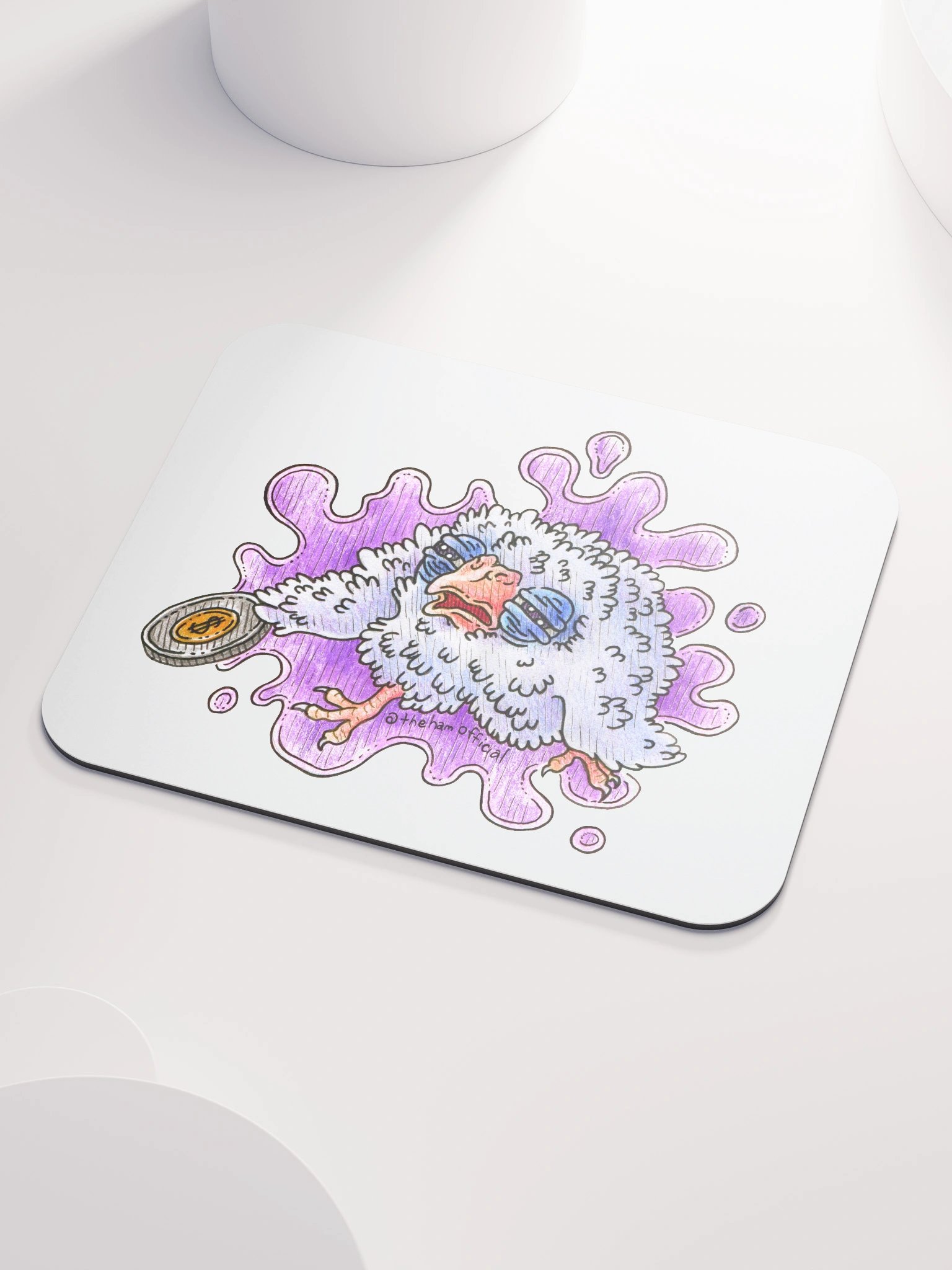 Coin Bird Mousepad product image (3)