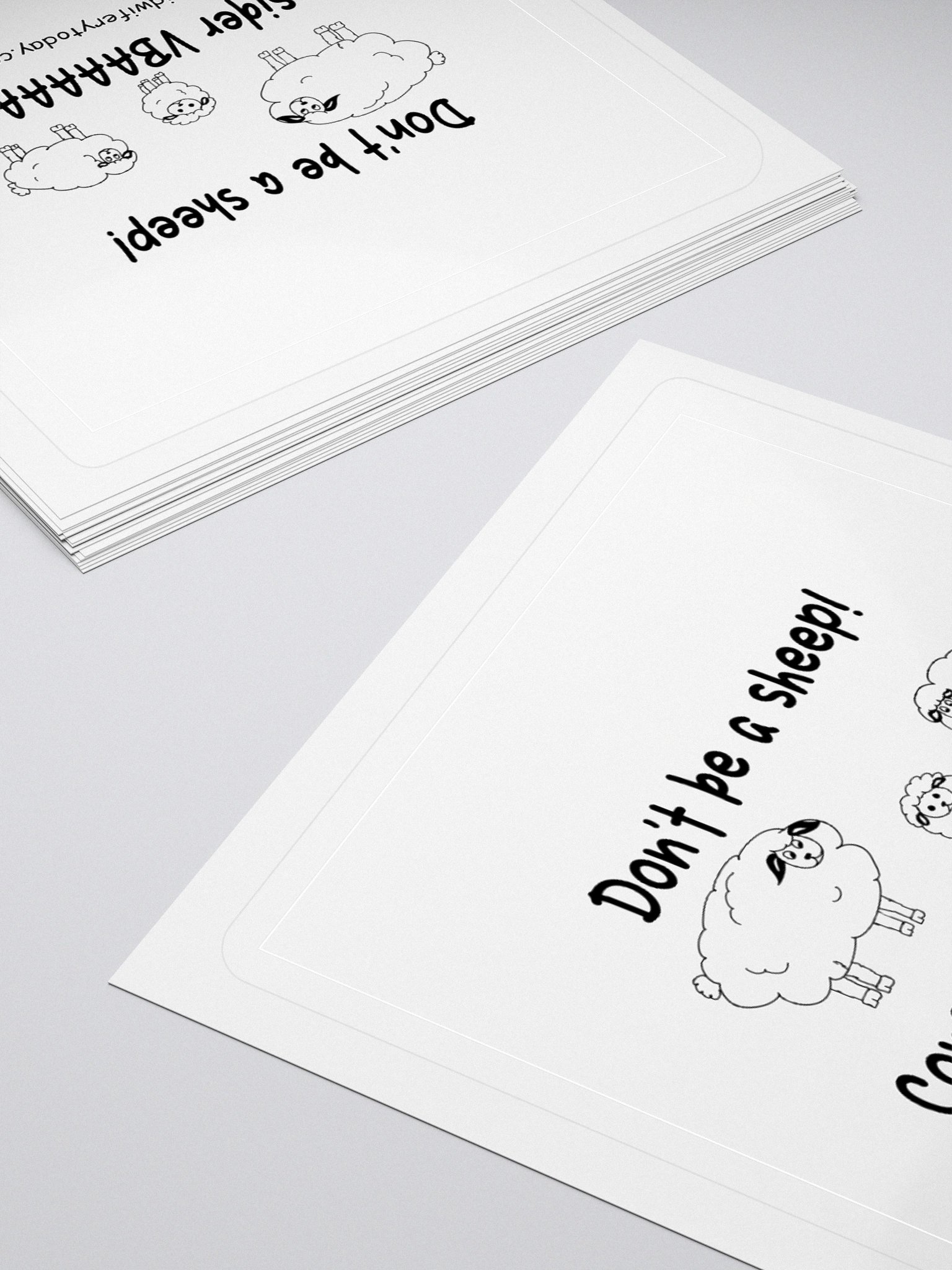 See No VBAC, Hear No VBAC, Do No VBAC Sheep Sticker product image (11)