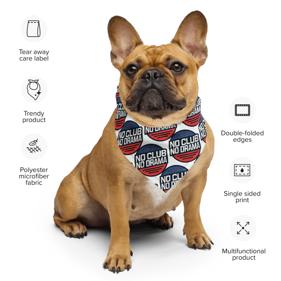 No Club No Drama Bandana product image (8)