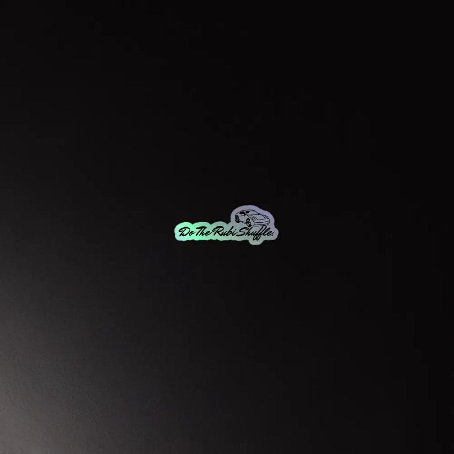 Rubi Shuffle Holographic Sticker product image (4)