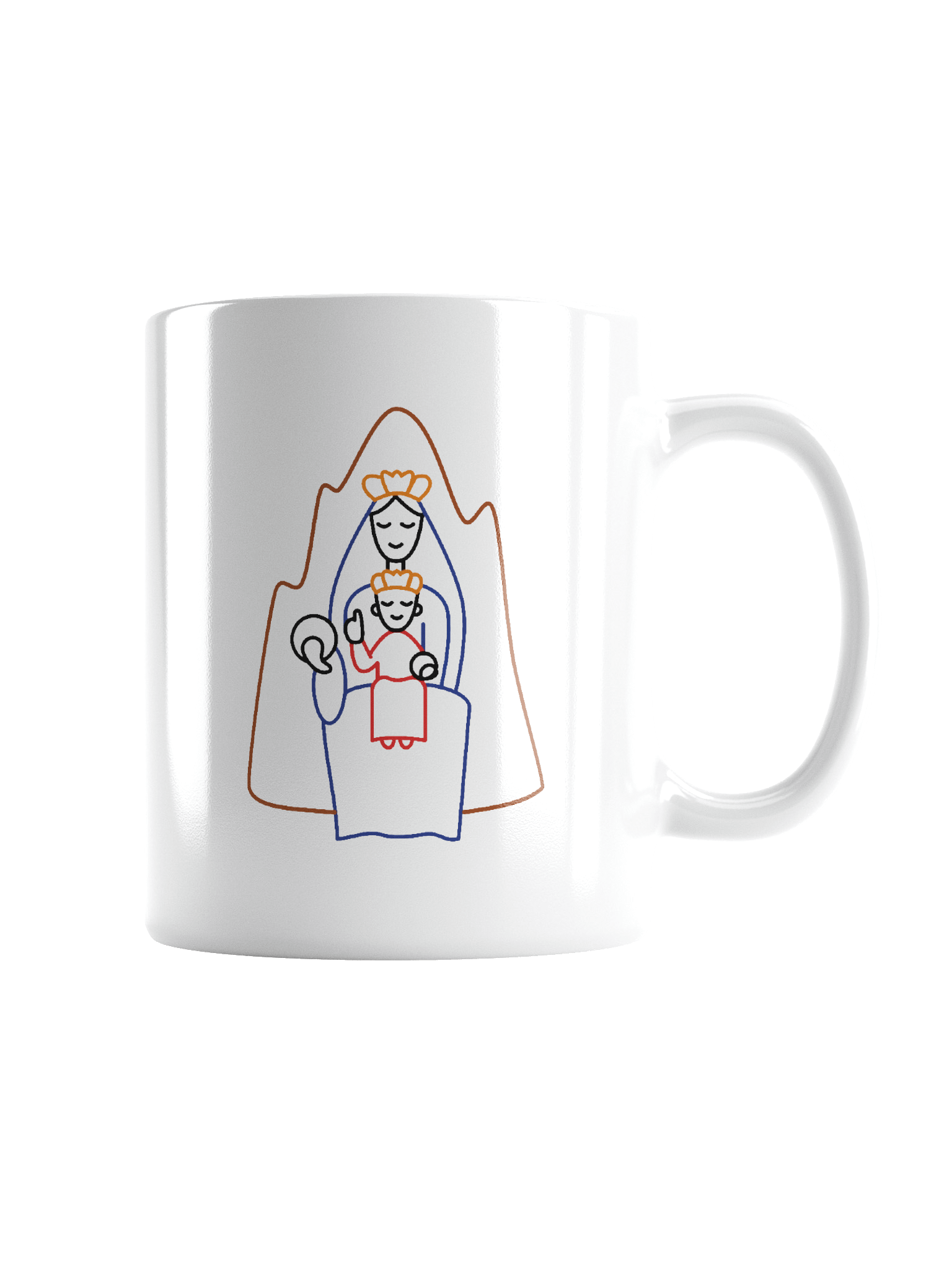 Minimalist Lady of Montserrat Mug product image (1)
