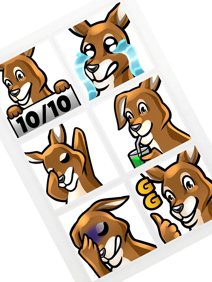 Emote Sticker Pack 1 product image (2)