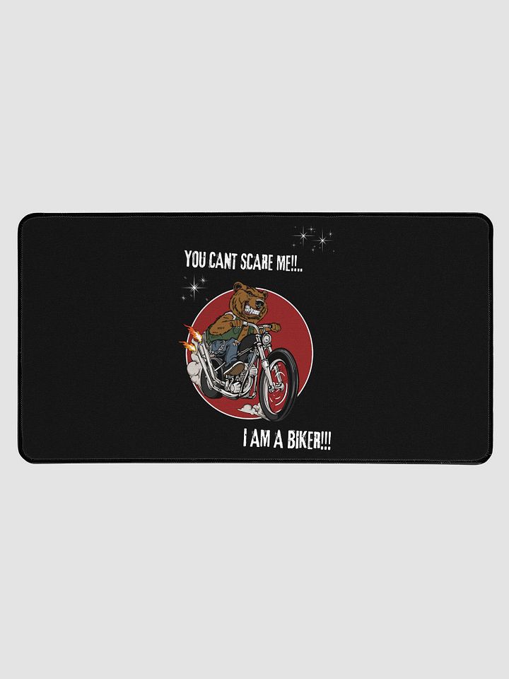 Fierce Biker Bear Desk Mat product image (1)