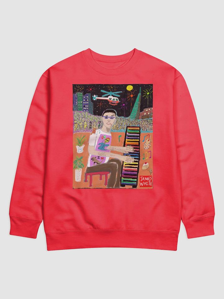 Cotton Heritage Premium Sweatshirt：i love piano product image (8)