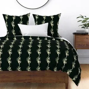 Seamless Pattern - Fairy Flower Stripes in Cream and Green product image (2)