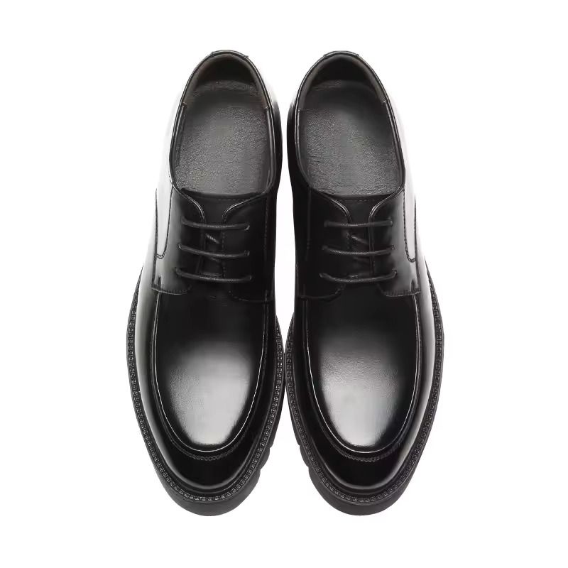 Men's Genuine Leather Elevator Sneakers – Height Increasing Dress Shoes with 8cm/10cm Platform Heels product image (3)