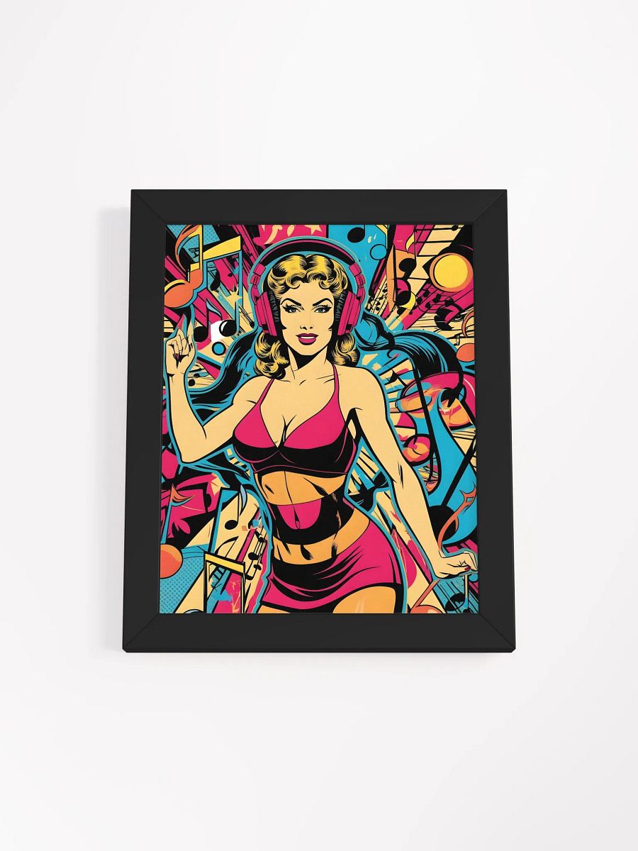 Vibrant Beats: Framed Pop-Art Poster product image (3)