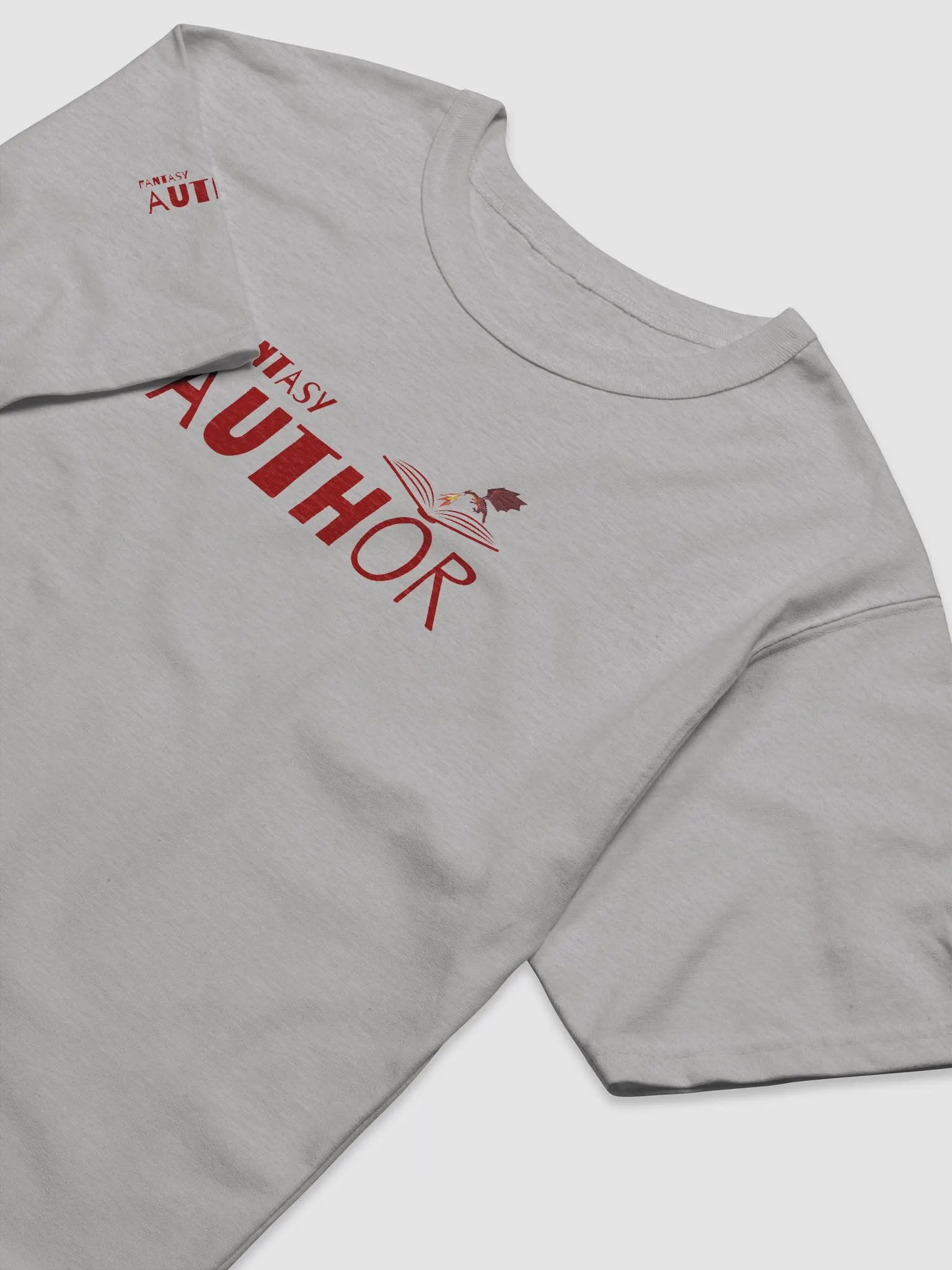 Fantasy Author Dragon Red Relaxed Fit T-shirt product image (6)
