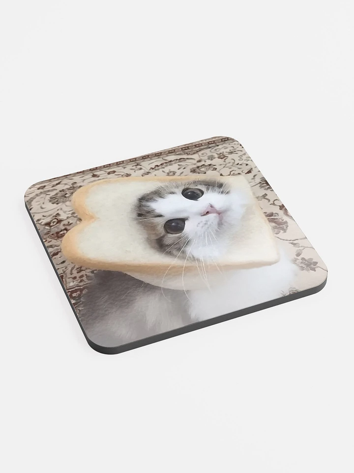 Glossed Cork Coaster: Meme Cats 2 product image (2)