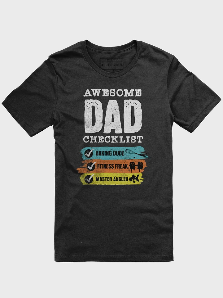 Rockin' Dad Awesome Guitar Checklist Shirt product image (1)