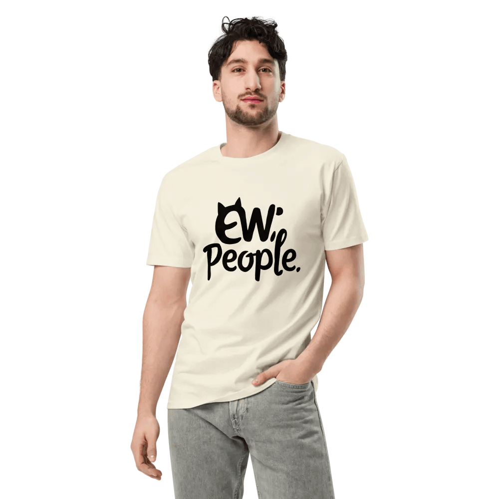 Ew, People - Cat Face Graphic T-Shirt product image (4)