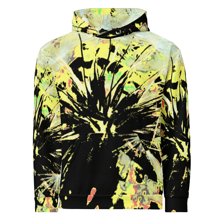 Energetic Abstract Dandelion Seeds Unisex Pull Over Hoodie product image (1)