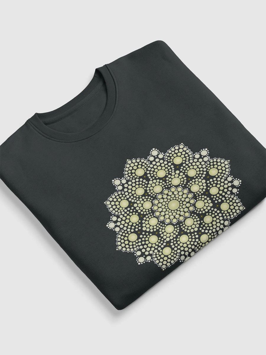Yellow Dot Mandala Unisex Eco Sweatshirt product image (3)
