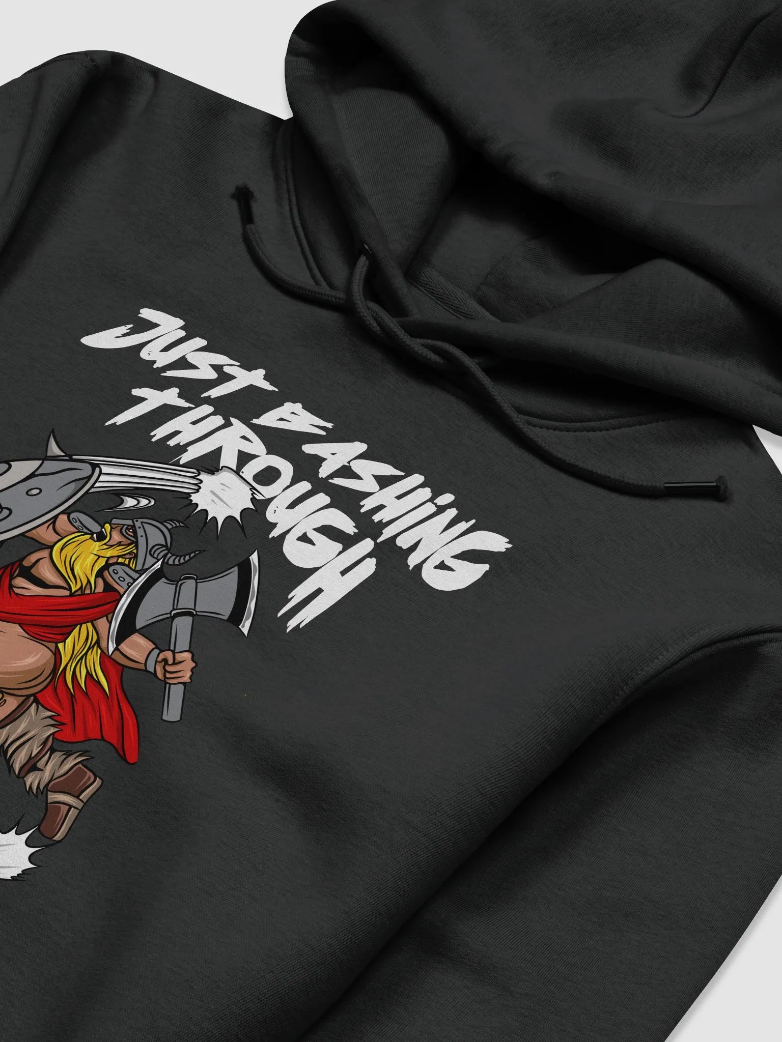 Just Bashing Through Hoodie - Black product image (3)