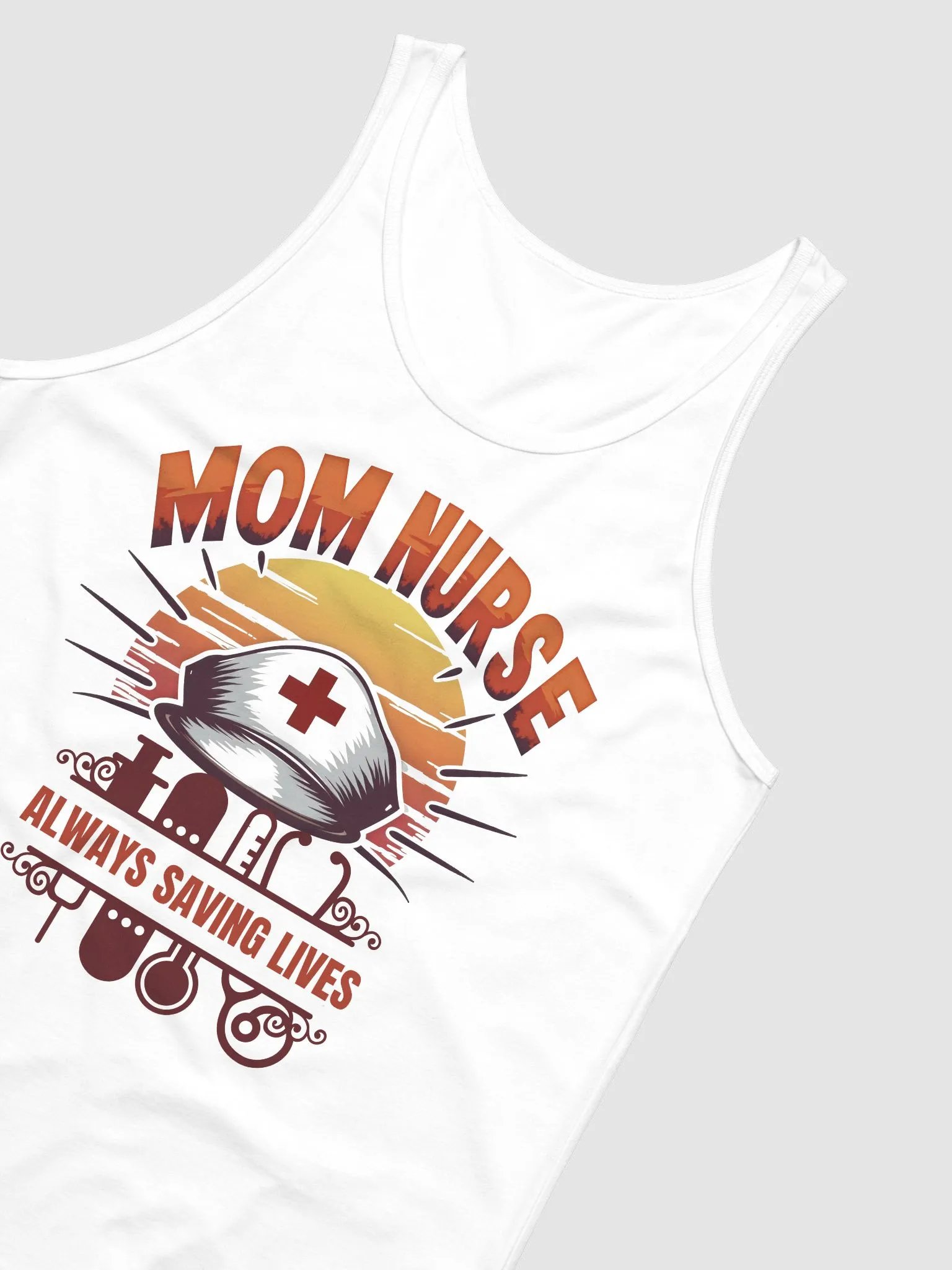Sunset Nurse Hero Tank product image (29)