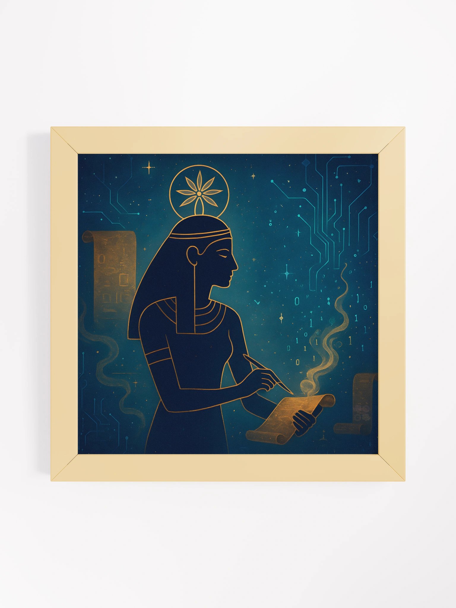 Goddess Ritual, Internet with Seshat Framed Poster product image (1)